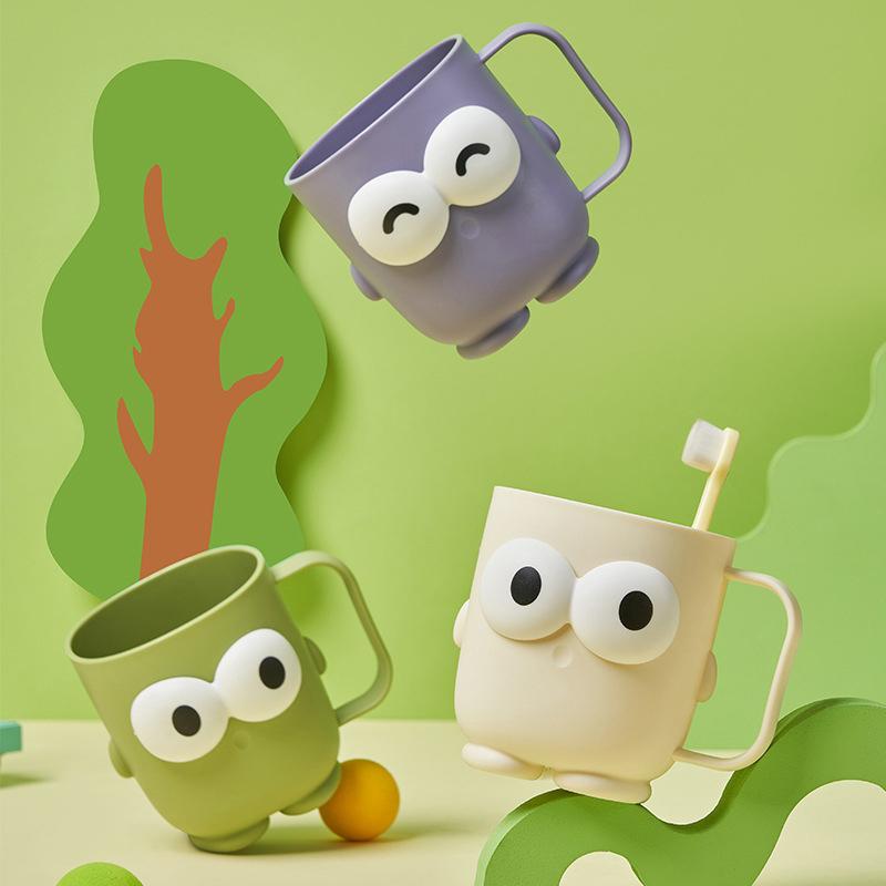 Cute Cartoon Toothbrush Holder, Multi-Functional Oral Care Cup, Suitable For Student Dormitories And Home Oral Care Sets