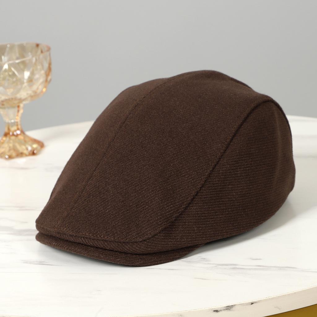 Hong Kong style trend retro forward hat simple hat female spring painter fashion personality male newsboy beret
