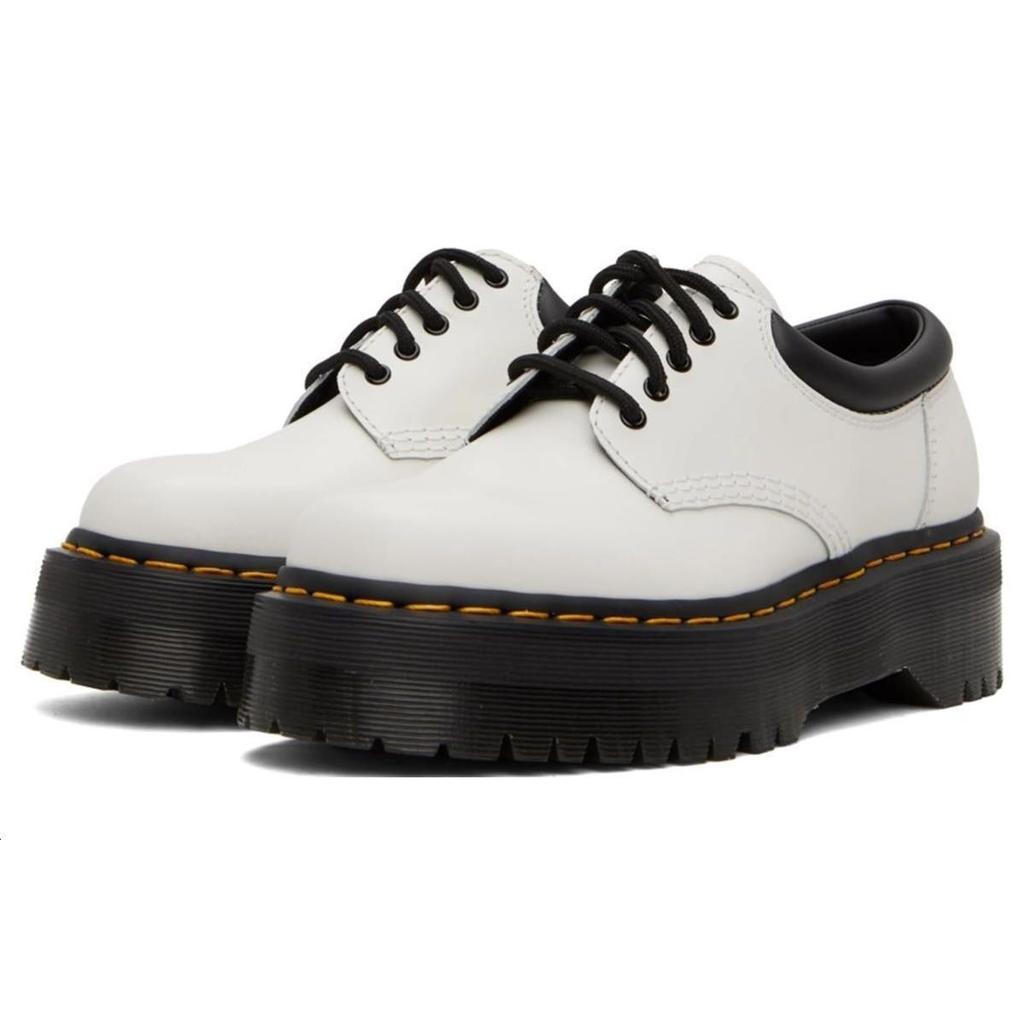 Dr. Martens 8053 Leather Comfortable Versatile Low-Top Casual Shoes Unisex Casual Shoes White 30884100