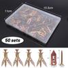 20/100set Self Drilling Drywall Anchors with Screws Expansion Nail Heavy-Duty Metal Wall Anchors Self-Tappe Screw Fixing Tools