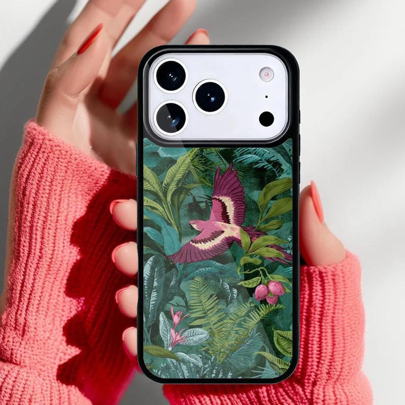 Tropical Paradise Hawaiian Birds Phone Case for iPhone 17 Air 16e 15 14 13 Pro Max Back Cover for 12 11 Pro Coque