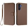 For Samsung Galaxy A16 5G/Galaxy A16 4G Leather Case Wallet Stand Phone Cover with Wrist Strap