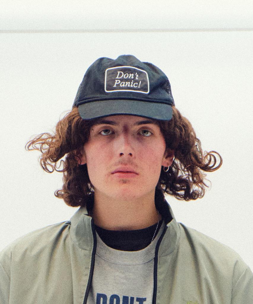 Ialtial Dont Panic Trucker Cap Black