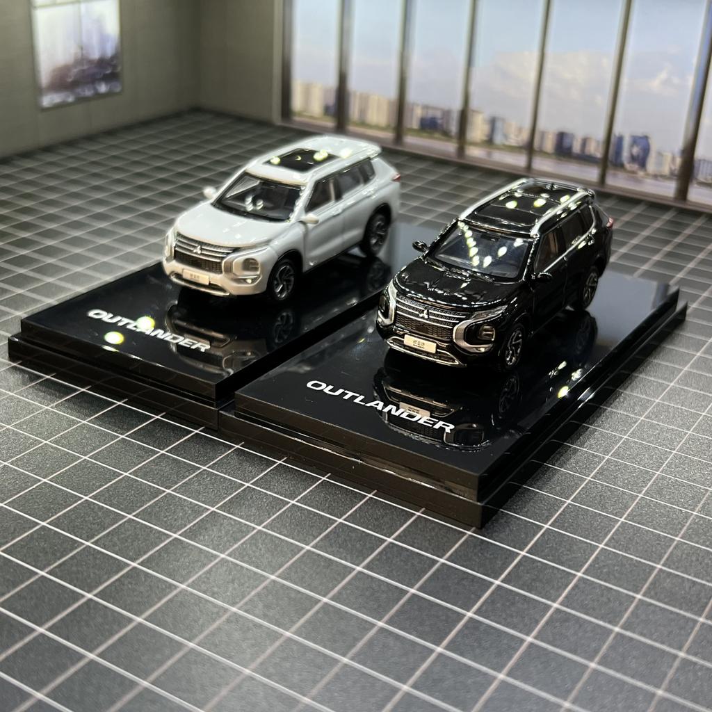 Cwkzum1 1:64 Mitsubishi Outlander SUV 2023 Legierung Auto Diecasts & Spielzeugfahrzeuge Automodell Miniatur Maßstabsmodell Auto Für Kinder