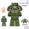 Latest Bos Game T60 Power Armor Army Officers Soldiers Figurine Machine Gun Model Construction Blocks Kids Toys Gifts Young Boys Girls Juguetes