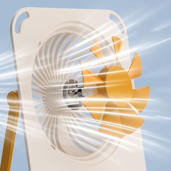 Portable Small Fan, Rechargeable Ultra-thin Silent Operation, with 3 Gear Wind Speed Desktop Fan, for Office Study Dormitory Outdoors