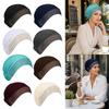 Full Coverage Headwrap Cap Breathable Lace Trim Hat Fashion Postpartum Cap  Women Headwear