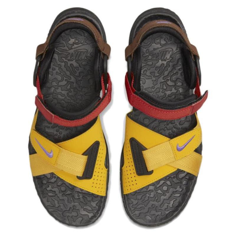 Nike Acg Air Deschutz+ Braun Rot Gelb Strandsandalen DO8951-700