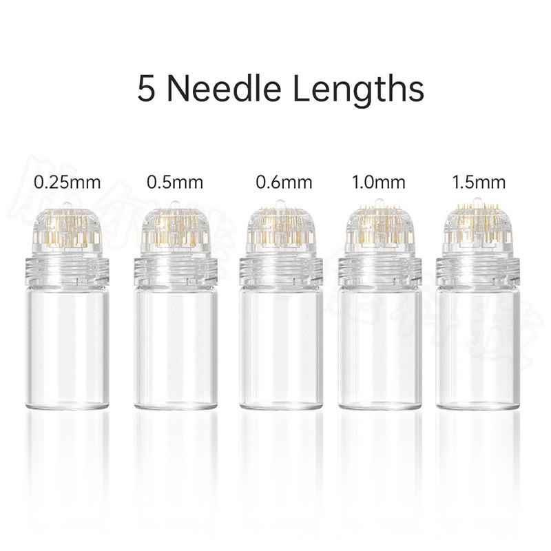 Hydra.Needle HN20: Gold Microneedle Roller with Press-Type Liquid Dispensing
