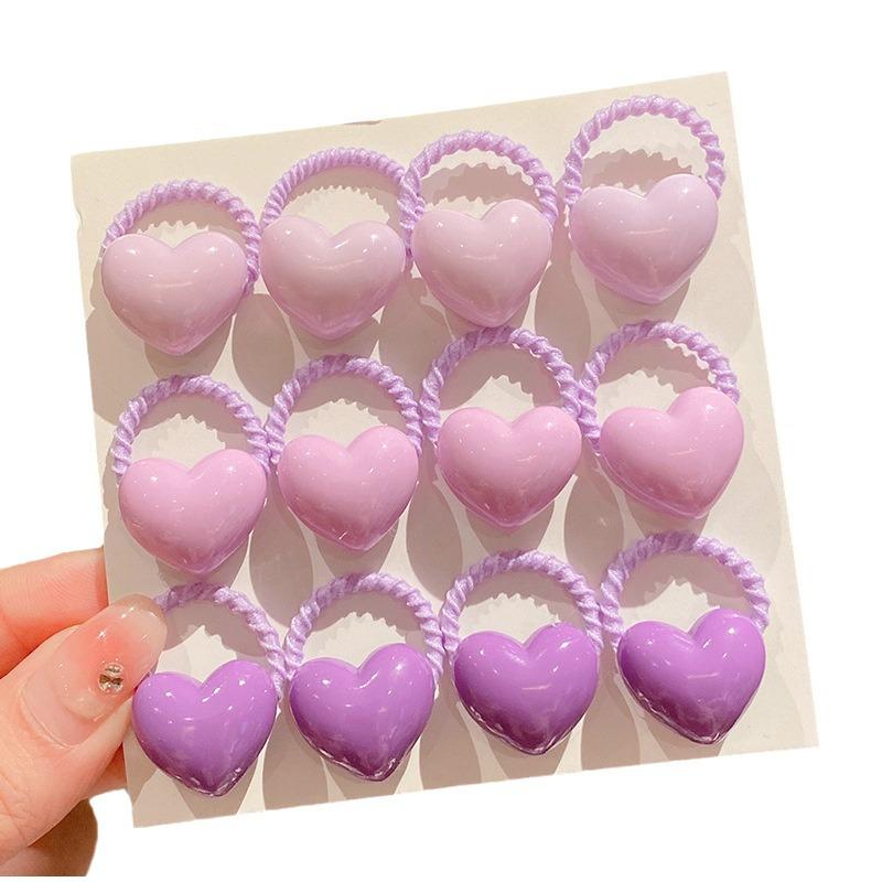 2024 Kid-Friendly Hair Accessories Set - Elastic Cartoon Hair Ties & Ropes for Girls, No-Pain Design