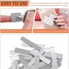 100 Self-Adhesive Mirror Glass Stickers • Residue Free And Removable • Rectangular Wallpaper Style Stickers