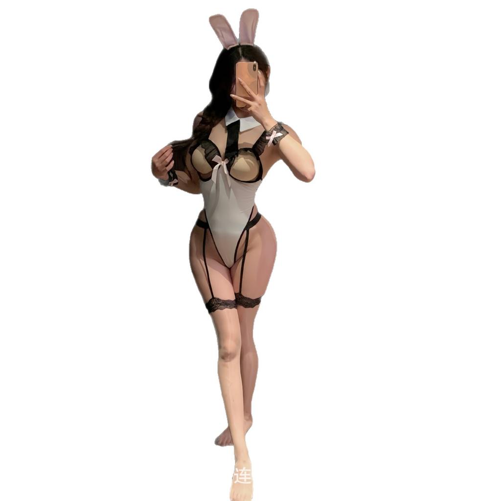 Sexy lingerie sexy bunny uniform pure desire free onesie qqny flirting pajama set
