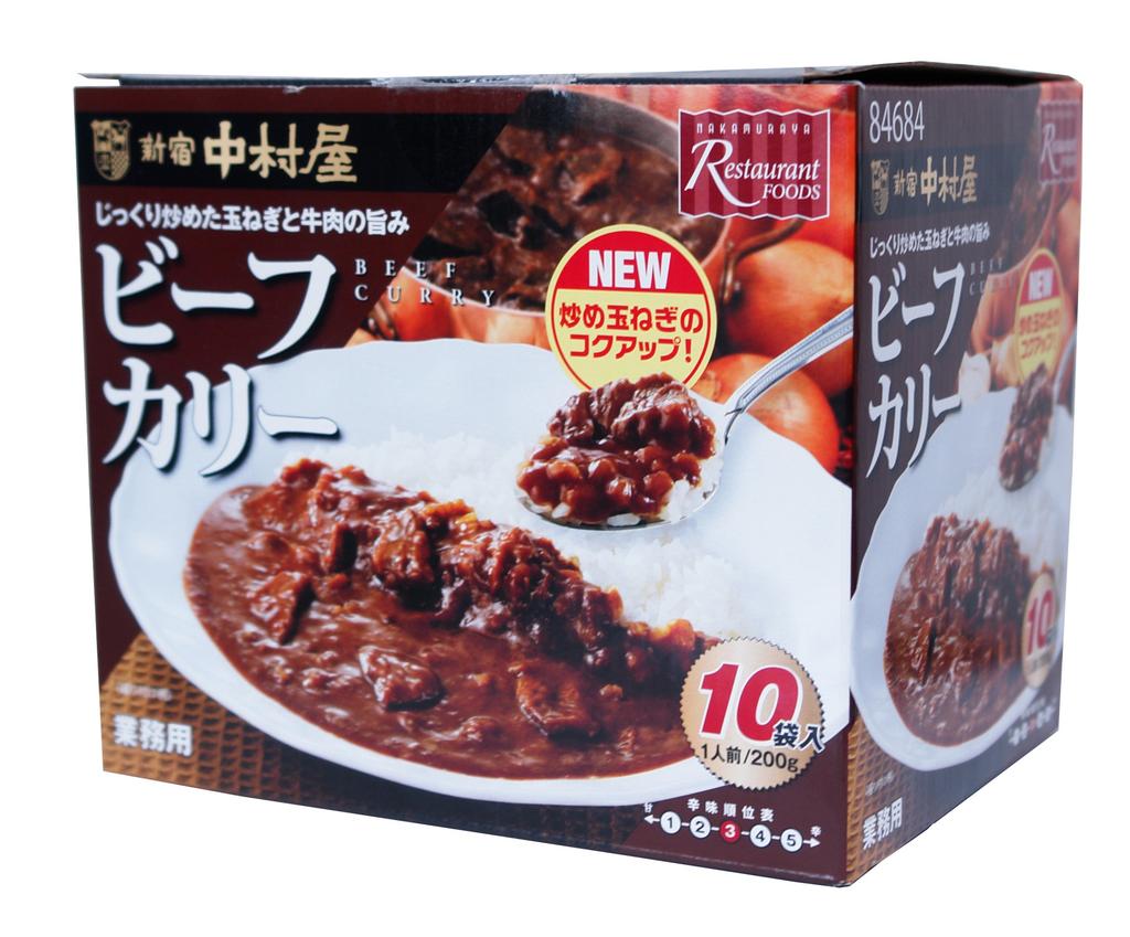 Shinjuku Nakamuraya Beef Curry (200g x 10 bags)