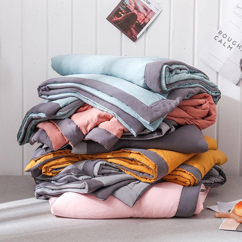 Summer Cool Air Conditioner Blanket For Single/double Beds Lightweight And Breathable