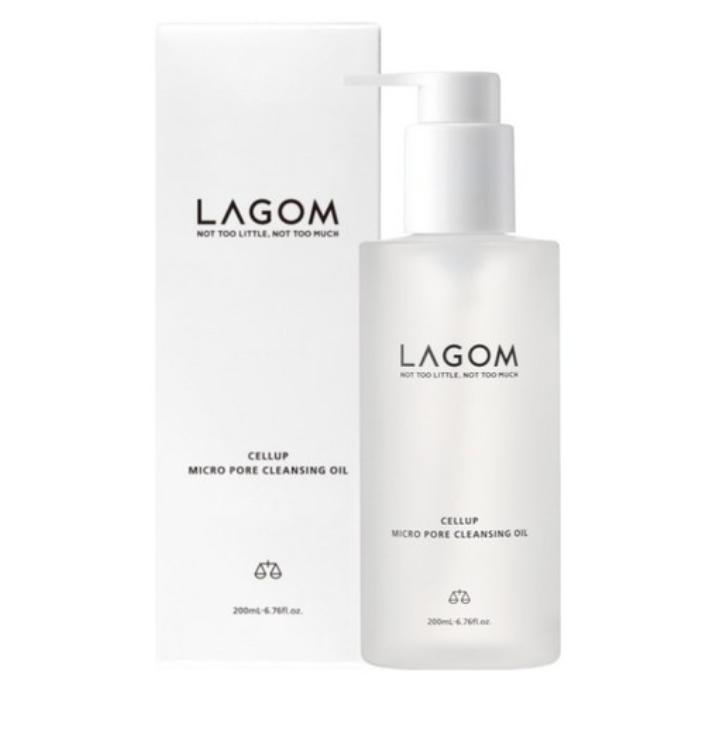 LAGOM Cellup Micro Pore Cleansing Oil 200ml – Gentle Makeup & Pore Cleansing 1 ea