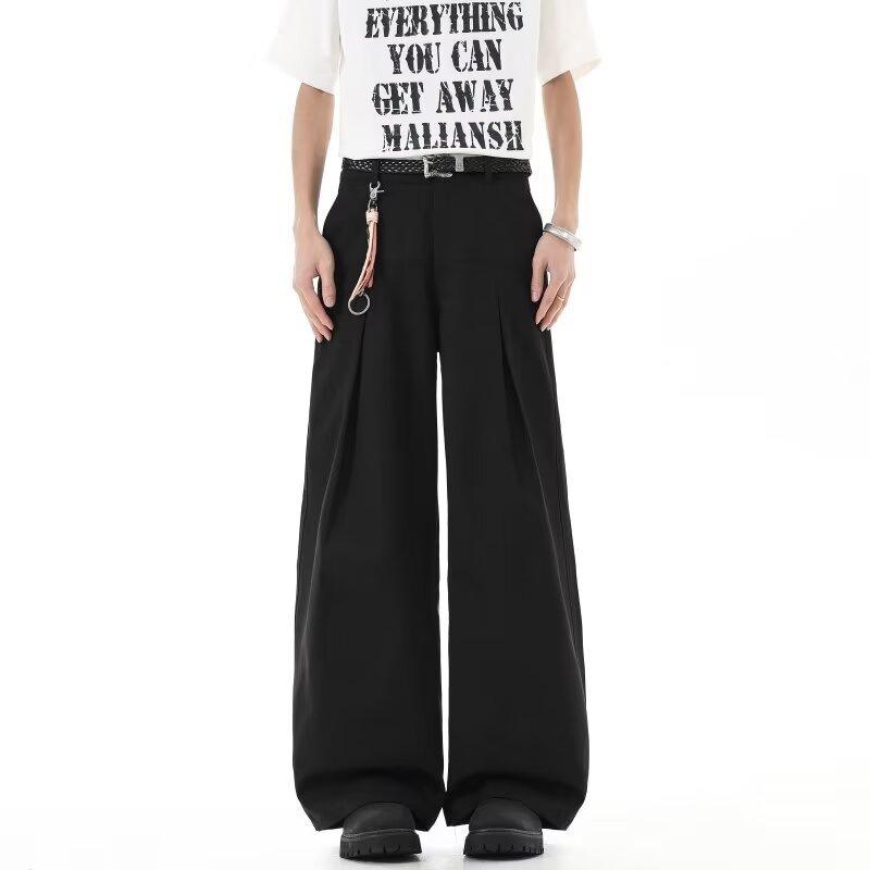 Loose Casual Pants Men's Korean Version Trendy Versatile Pants Spring and Summer Thin Pendant Feeling Wide Legs Mopping Men