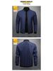 Men's Spring/Autumn Solid Color Lightweight Breathable Baseball Jacket