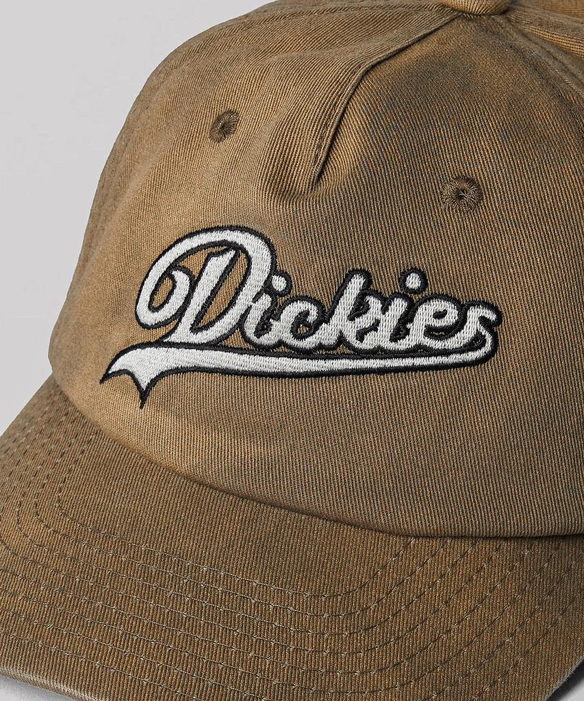 Dickies Washed Script Ball Cap Khaki Beige