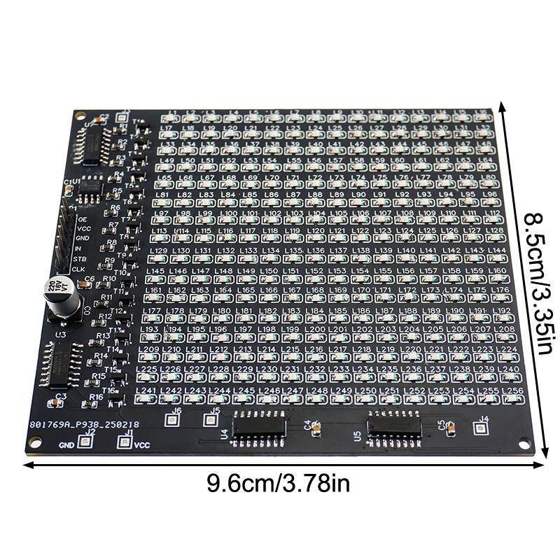 SMD Dot Matrix Advertising Screen Welding Practice Kit 0-9 Digital Display Fun DIY Electronic Kit Soldering Practice
