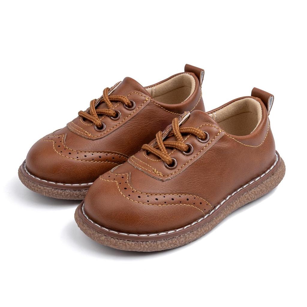 25. Jubiläum Rutschfeste Schnürschuhe mit weicher Sohle aus Leder für Jungen & Mädchen