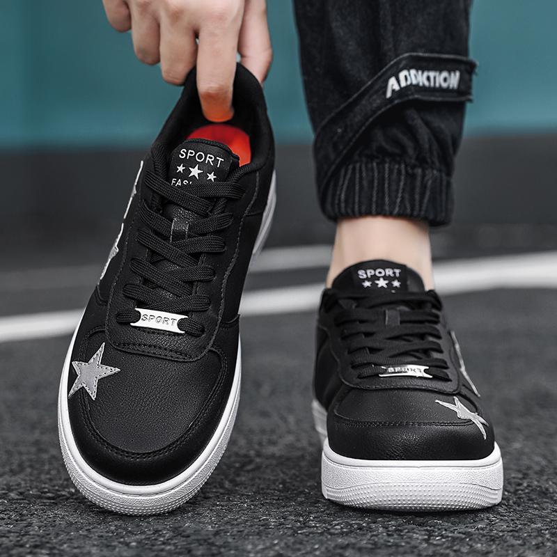 2024 New Couple Little White Shoes Versatile Men's and Women's Leisure Sports Board Shoes High Quality Leather Sports Shoes