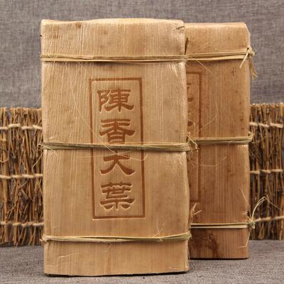1000g Bambusowa Muszla Stara Pu'er Herbata Cegła Yunnan Starożytne Drzewo Duży Liść Herbata Pu-erh