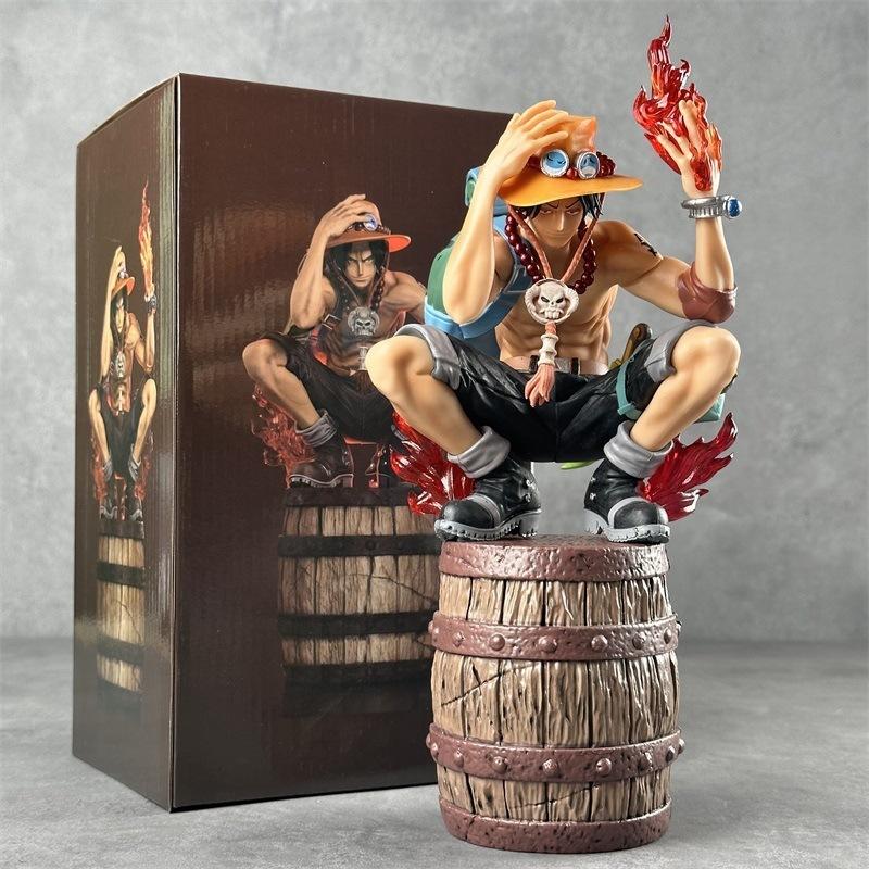 Latest One Piece Ace Limited Edition Gk Figure Ao Anime Statue Popular Desktop Decoration Collectable Toy Fans And Collectors Toy