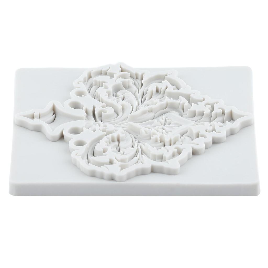 Barockstil Silikonform Relief Blume Fondantformen Kuchen Dekorationswerkzeuge Themenkuchen Dessert Dekoriert Schokoladenbonbonform