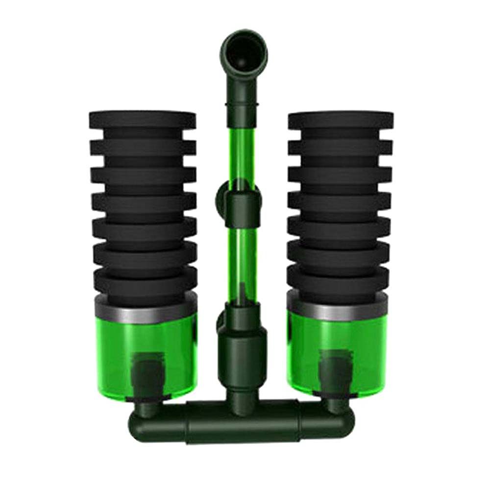 Aquarium Sponge Filters Double Head Foam Practical Filter Fish QS-100A QS-200A Tank Equipment Aquarium Cleaning Tool