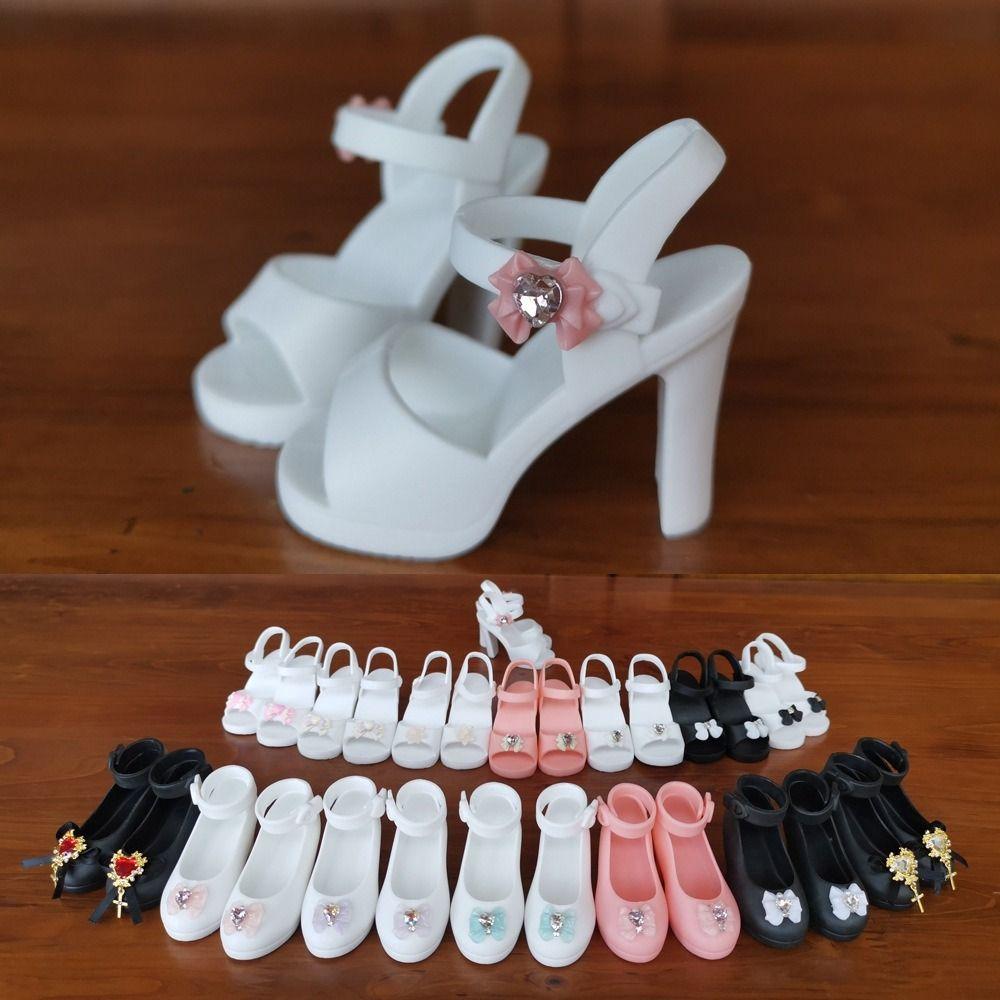 Mini Elegant High Heels Cute Super Model Shoes New Casual Sandal for 1/4 1/6 BJD 30/45cm Dolls