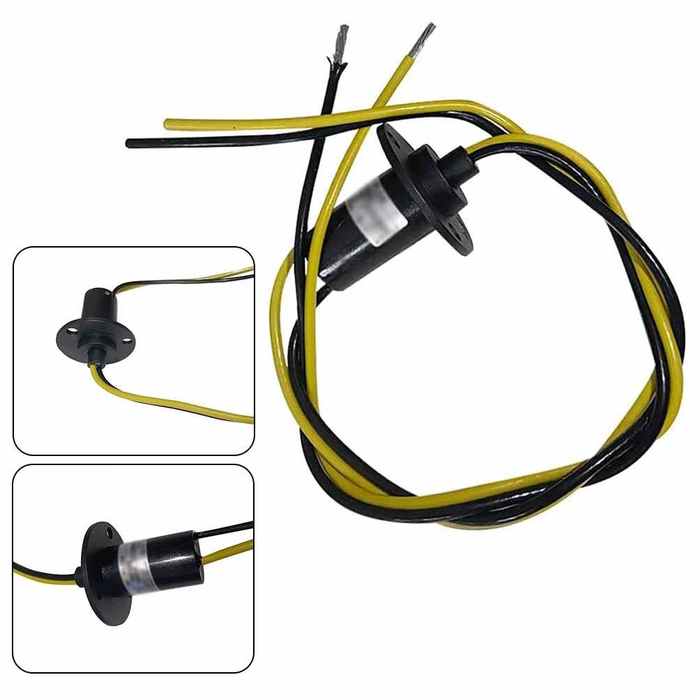 2-Wires 15A Electrical Slip Ring Collector Ring Wind Turbine Generator Slip Ring