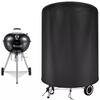 Easy To Clean Kettle BBQ Cover Round Sleek Waterproof