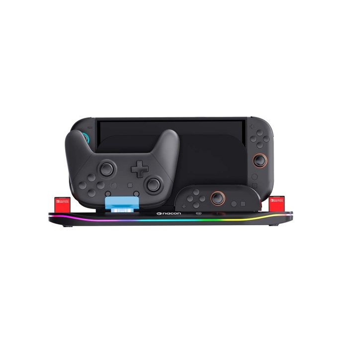 Stand de charge Dock'N Store RVB pour 2 Joy-Con et manette pro Switch 2