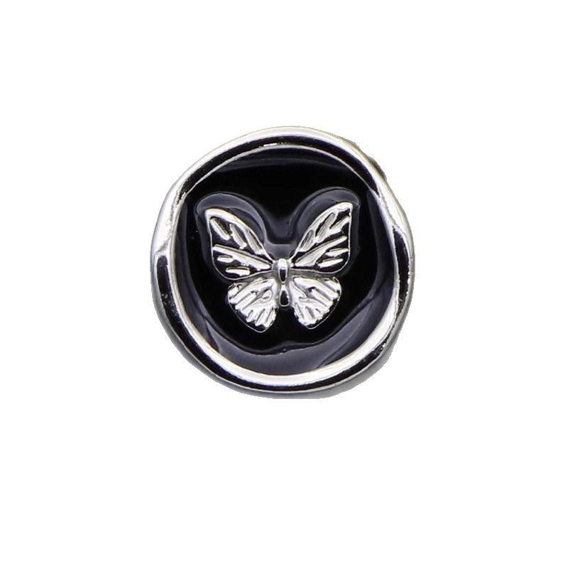 10Pcs Button High-End Delicate Cashmere Coat Top Sweater Cardigan Suit Shirt Metal Big Button