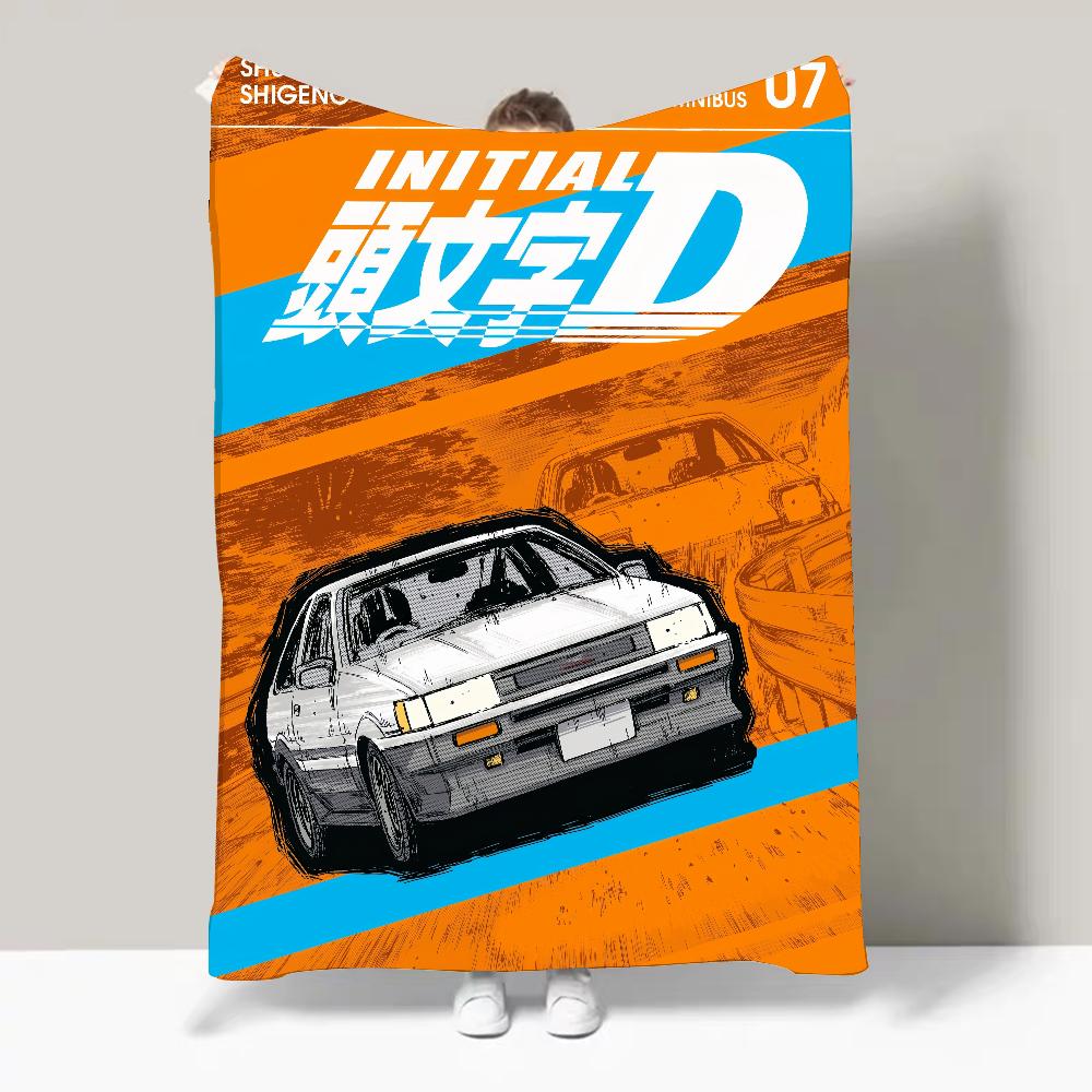 Anime Initial D Blanket Design Lightweight  For Dorms, Naps, Living Room, Office,Sofa,All Season
