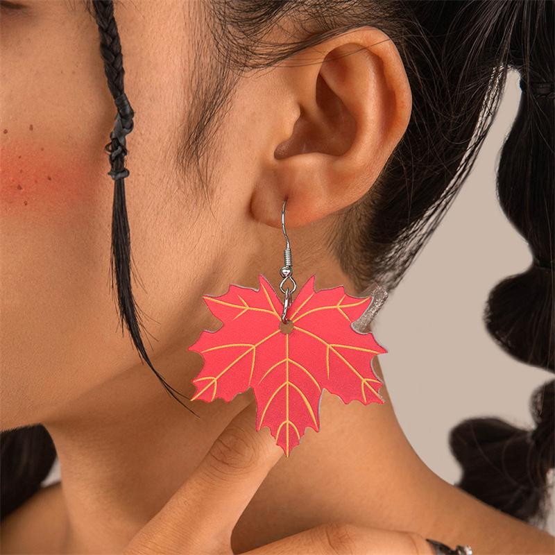 

Оранжевые женские серьги-подвески Корейские новые серьги-капли для девочек Полые геометрические ромашки Летние отпускные украшения для ушей