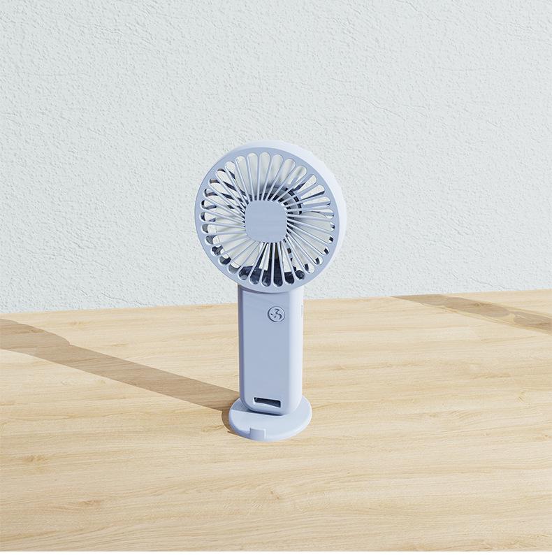 2024 Portable Mini USB Charging Handheld Folding Fan - Dormitory & Travel Gift