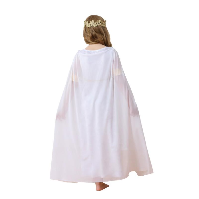 Børne Halloween Kostume Græsk Gudinde Athena Cleopatra Middelalderkjole Piger Rollespil Performance Outfit