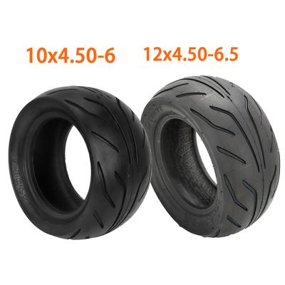12x4.50-6.5 10x4.50-6 Tubeless Tire Wear-Resistant Fat Tyre for Electric Scooter 12 Inch Front Rear Wheel Vacuum Tyre