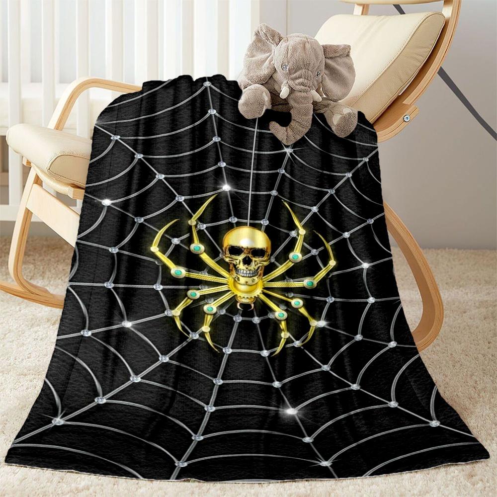 Spider Web Blanket Soft & Cozy Great for Sofa Bed Couch for All Occasions Warmthful Decor Best Holiday Gift for Friends Family