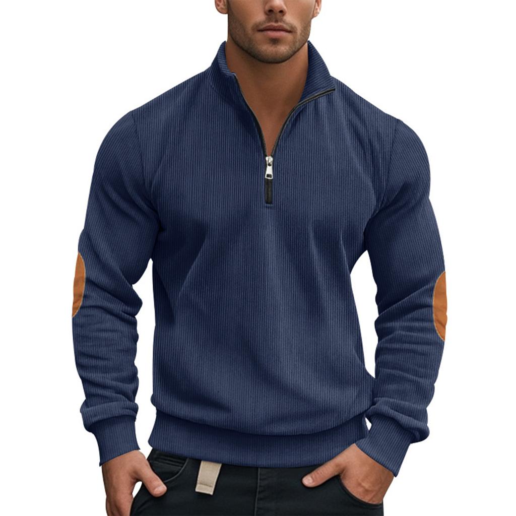 Men's Sweatshirt Loose Solid Color Outdoor Warm Breathable T-Shirt Top