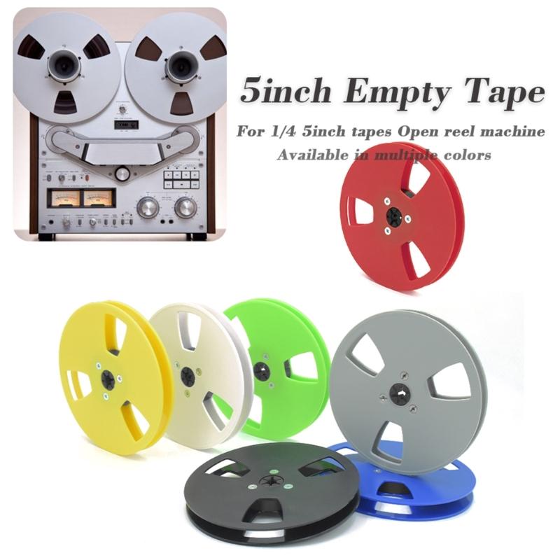 Open Reel Tape Recorders Replacement 5 Inch Empty Reel 12 Hole Strong ABS Material Repair Part Suitale for Recorders Use