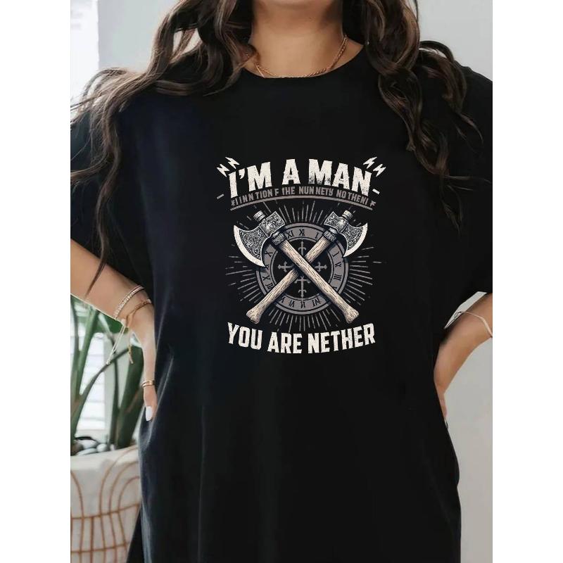 

Basic Polyester Short Sleeve T-Shirt Loose Fit Crew Neck Daily Wear XXL чорний