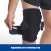 1 Stück Eisbeutel für Knieverletzung Wiederverwendbare Eisbandage mit Kaltkompressionsmanschette um das gesamte Knie für Muskeln, Meniskus