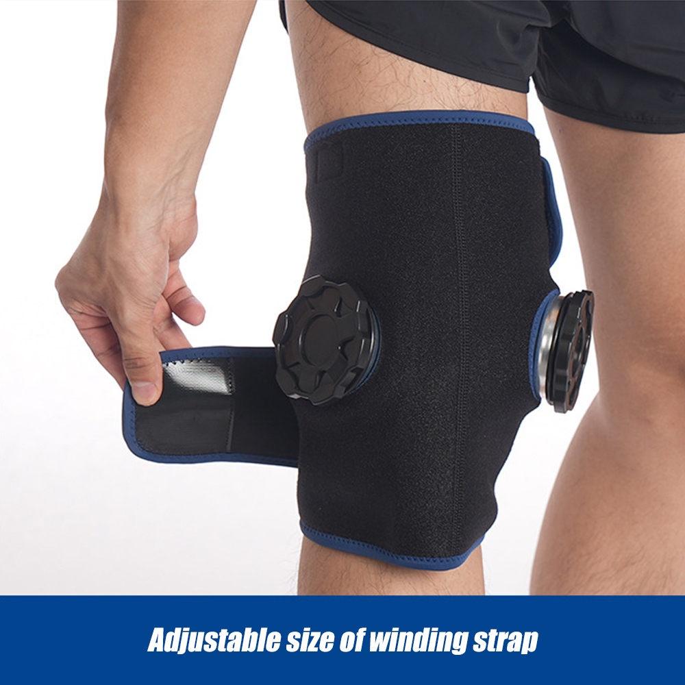 1 Stück Eisbeutel für Knieverletzung Wiederverwendbare Eisbandage mit Kaltkompressionsmanschette um das gesamte Knie für Muskeln, Meniskus
