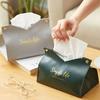 Fashion Car Tissue Box Desktop Table Napkin Holder Case Storage Box Desktop PU Leather Tissue Container Bathroom Home Decoration