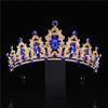 Shiny Bridal Jewelry Sets Baroque Style Crystal Headdress Tiara Earrings Necklace  Pageant