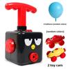 Duck Style Rocket Balloon Launch Tower Toy Blackbird Inertia Air Power Balloon Car  Toys For Kid