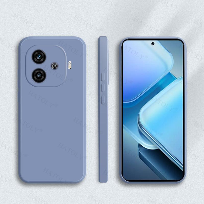 For Vivo iQOO Z9 Turbo Case Cover Vivo iQOO Z9 Turbo Plus Liquid Silicone Candy Color Case For Vivo iQOO Z9 Turbo Case