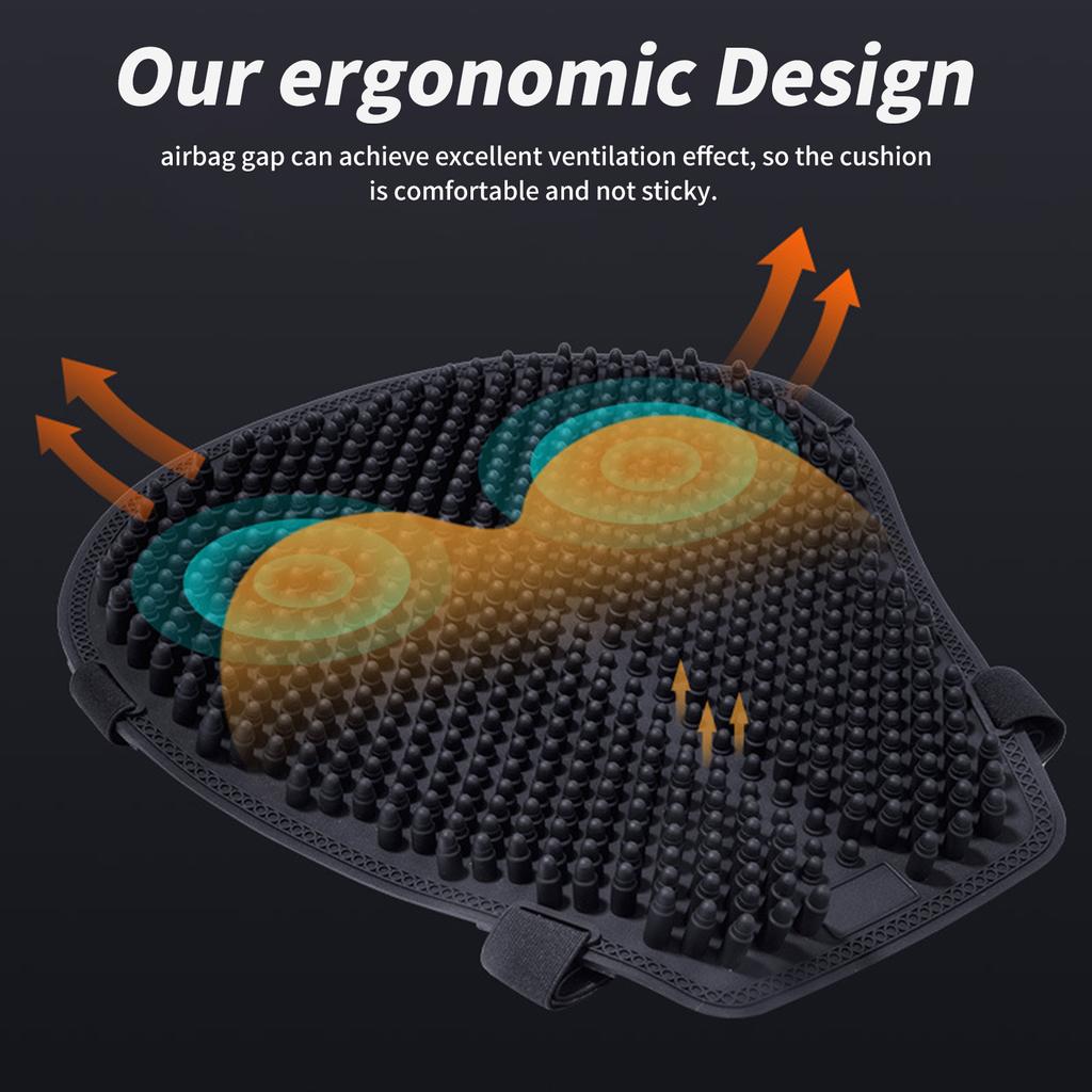 Motorcycle Silicon Seat Cushion,Ergonomic Cushion ,Pressure Relief Ride for Riding To Relieve